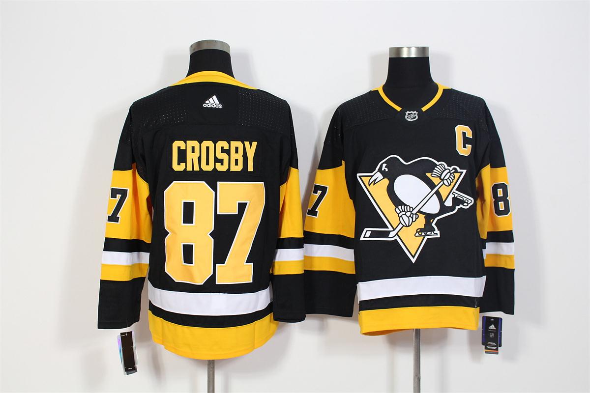 Sidney Crosby Pittsburgh Penguins black Fashion jersey