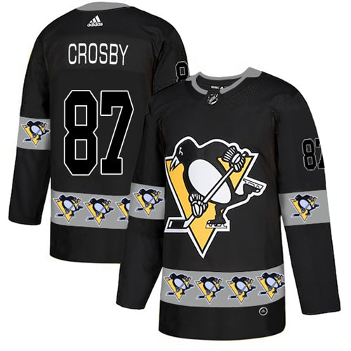 Sidney Crosby Pittsburgh Penguins black Fashion jersey