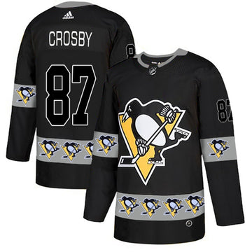 Sidney Crosby Pittsburgh Penguins black Fashion jersey