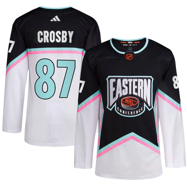 Sidney Crosby Pittsburgh Penguins white-black All-Star jersey