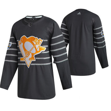 Custom Pittsburgh Penguins grey jersey