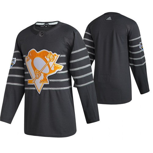 Custom Pittsburgh Penguins grey jersey
