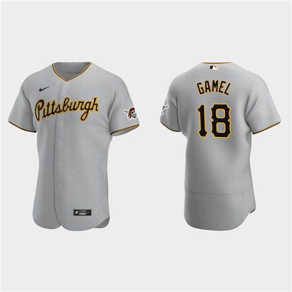 Ben Gamel Pittsburgh Pirates gray jersey