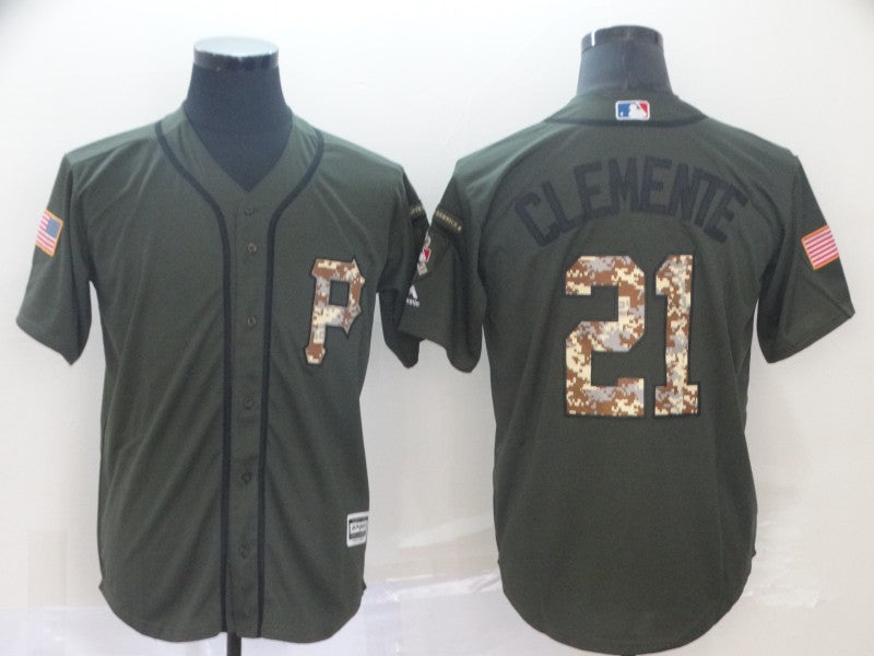 Roberto Clemente Pittsburgh Pirates Salute To Service jersey
