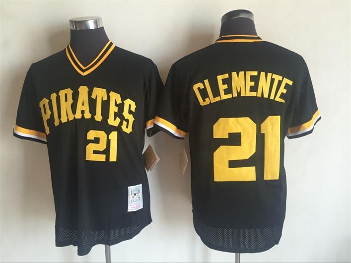 Pittsburgh Pirates black Throwback jersey
