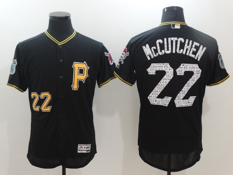 Andrew McCutchen Majestic Pittsburgh Pirates black Authentic jersey