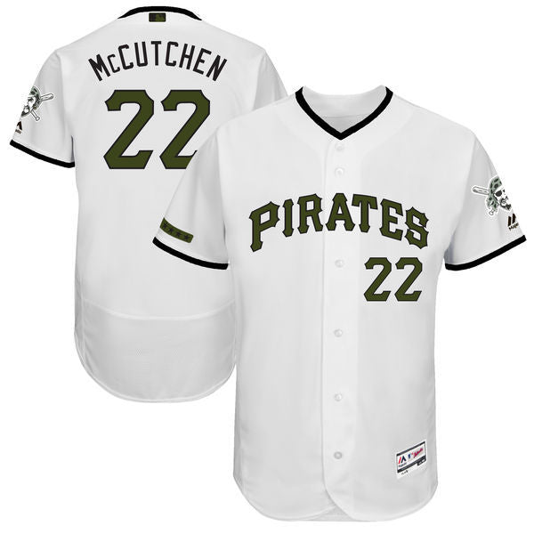 Andrew McCutchen Majestic Pittsburgh Pirates white Authentic jersey