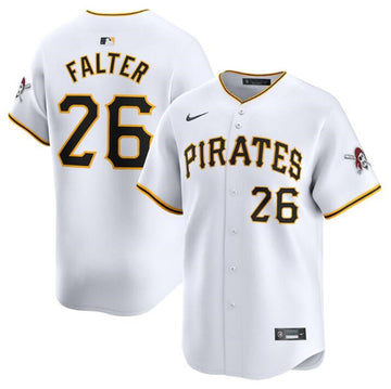 Bailey Falter Pittsburgh Pirates white Home jersey