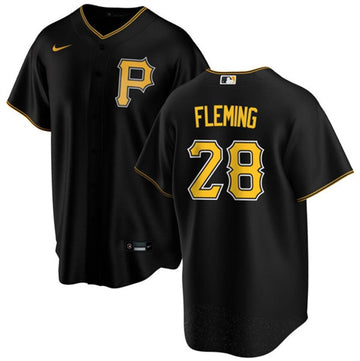 Josh Fleming Pittsburgh Pirates black jersey
