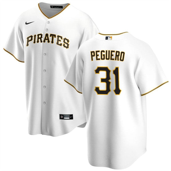 Liover Peguero Pittsburgh Pirates white jersey