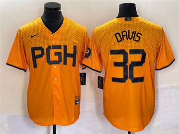 Henry Davis Pittsburgh Pirates gold City Connect jersey