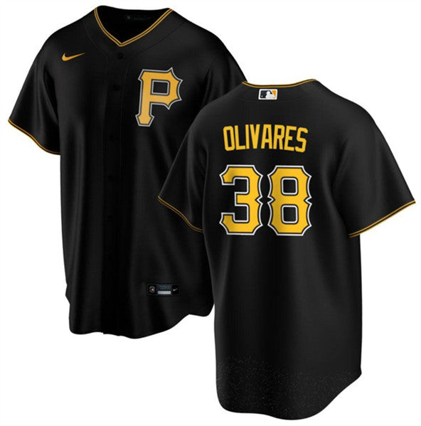 Edward Olivares Pittsburgh Pirates black jersey