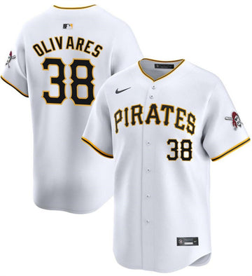 Edward Olivares Pittsburgh Pirates white Home jersey