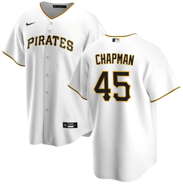 Aroldis Chapman Pittsburgh Pirates white jersey