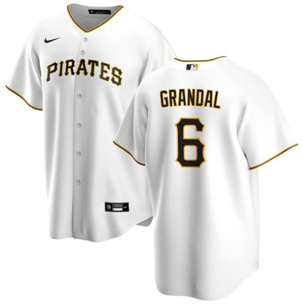 Yasmani Grandal Pittsburgh Pirates white jersey