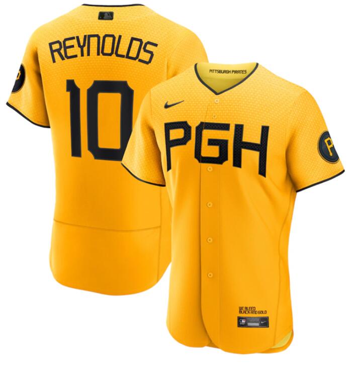 Pittsburgh Pirates gold City Connect jersey
