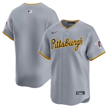 Custom Pittsburgh Pirates gray Away jersey