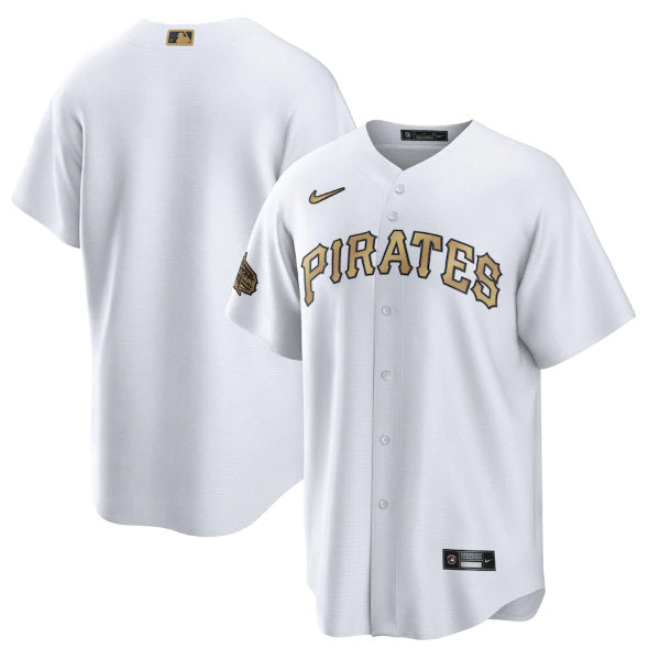 Custom Pittsburgh Pirates white All-Star jersey