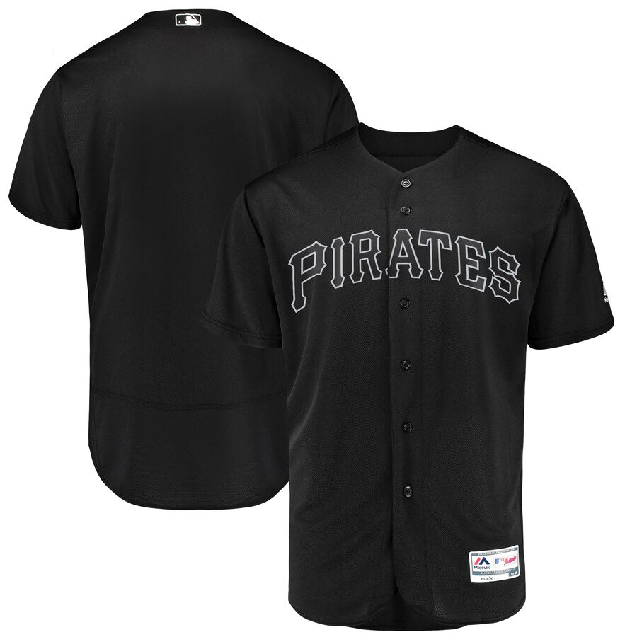 Majestic Pittsburgh Pirates black jersey