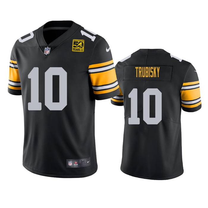 Mitch Trubisky Pittsburgh Steelers black jersey