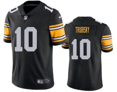 Mitchell Trubisky Pittsburgh Steelers black jersey
