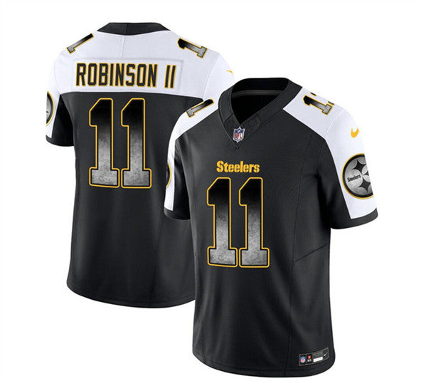Allen Robinson II Pittsburgh Steelers black-white FUSE jersey