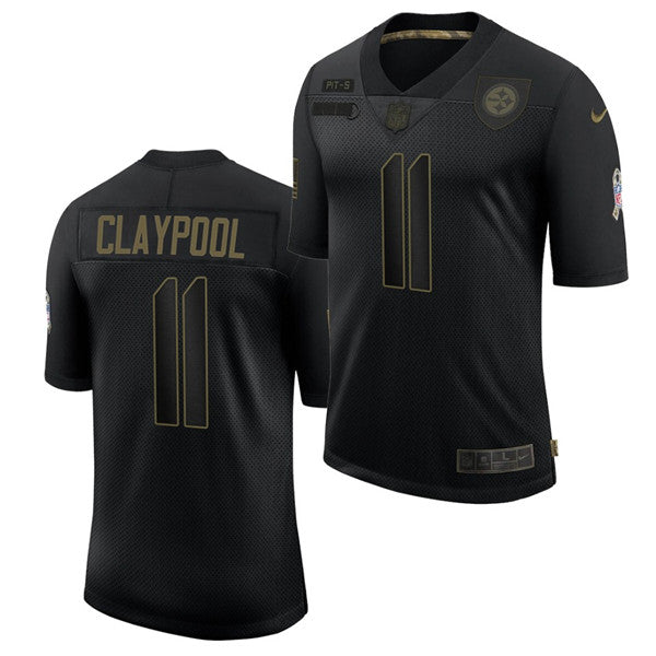Chase Claypool Pittsburgh Steelers black Salute To Service jersey