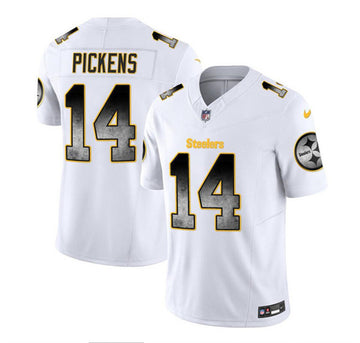 George Pickens Pittsburgh Steelers white FUSE jersey
