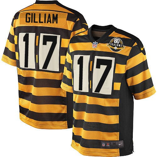 Joe Gilliam Pittsburgh Steelers yellow-black Throwback jersey