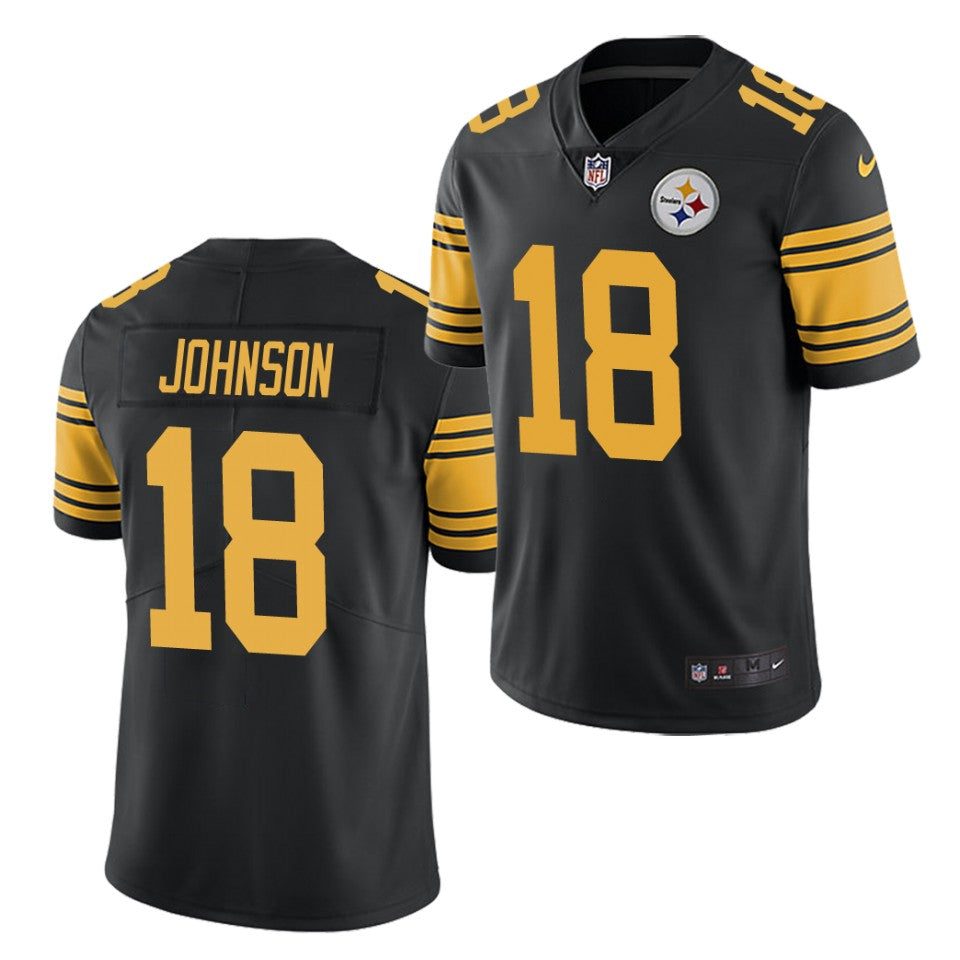 Diontae Johnson Pittsburgh Steelers black Color Rush jersey