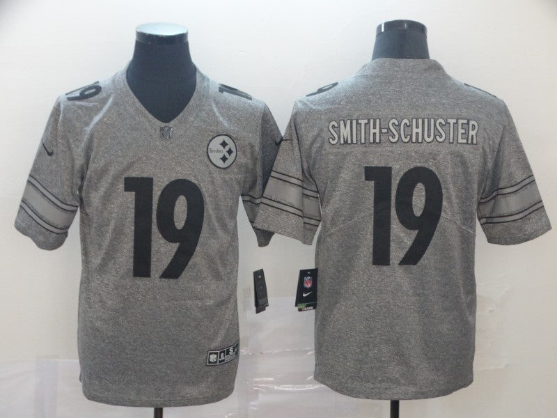 JuJu Smith-Schuster Pittsburgh Steelers grey jersey