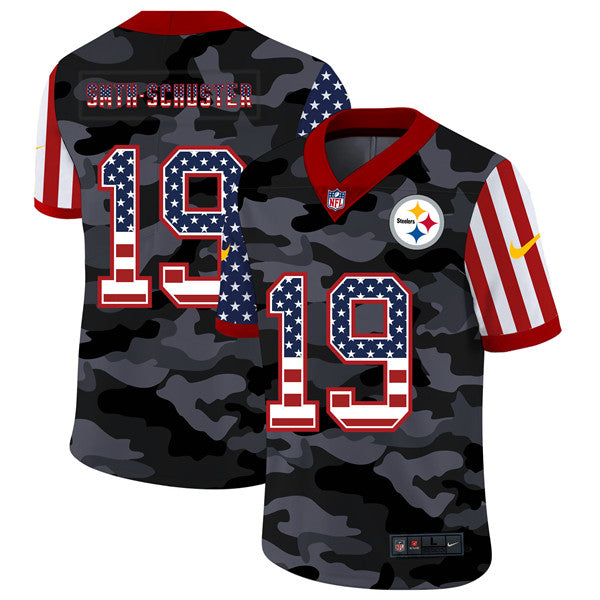 JuJu Smith-Schuster Pittsburgh Steelers camo Camo jersey