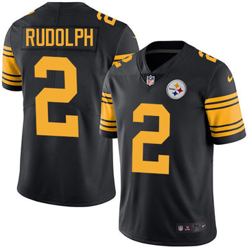 Mason Rudolph Pittsburgh Steelers black Color Rush jersey