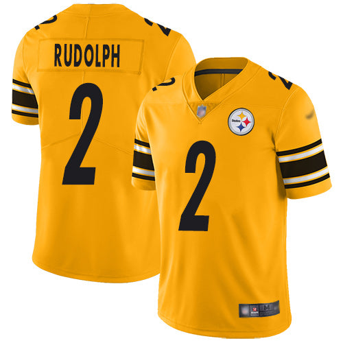 Mason Rudolph Pittsburgh Steelers gold Inverted Legend jersey