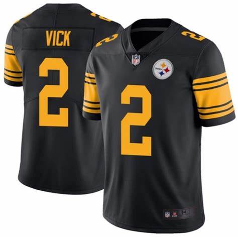 Michael Vick Pittsburgh Steelers black Color Rush jersey