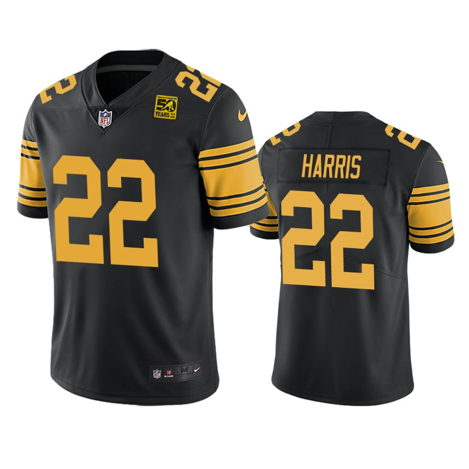 Najee Harris Pittsburgh Steelers black Color Rush jersey