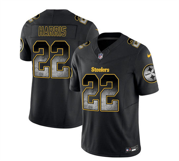 Najee Harris Pittsburgh Steelers black FUSE jersey