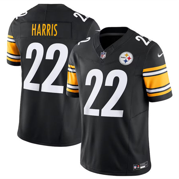 Najee Harris Pittsburgh Steelers black FUSE jersey