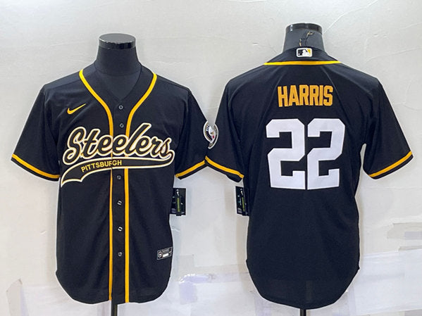 Najee Harris Pittsburgh Steelers black jersey