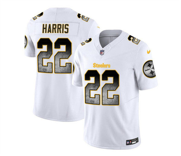 Najee Harris Pittsburgh Steelers white FUSE jersey