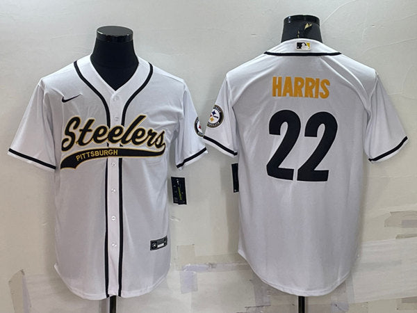 Najee Harris Pittsburgh Steelers white jersey
