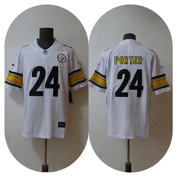 Joey Porter Jr Pittsburgh Steelers white jersey