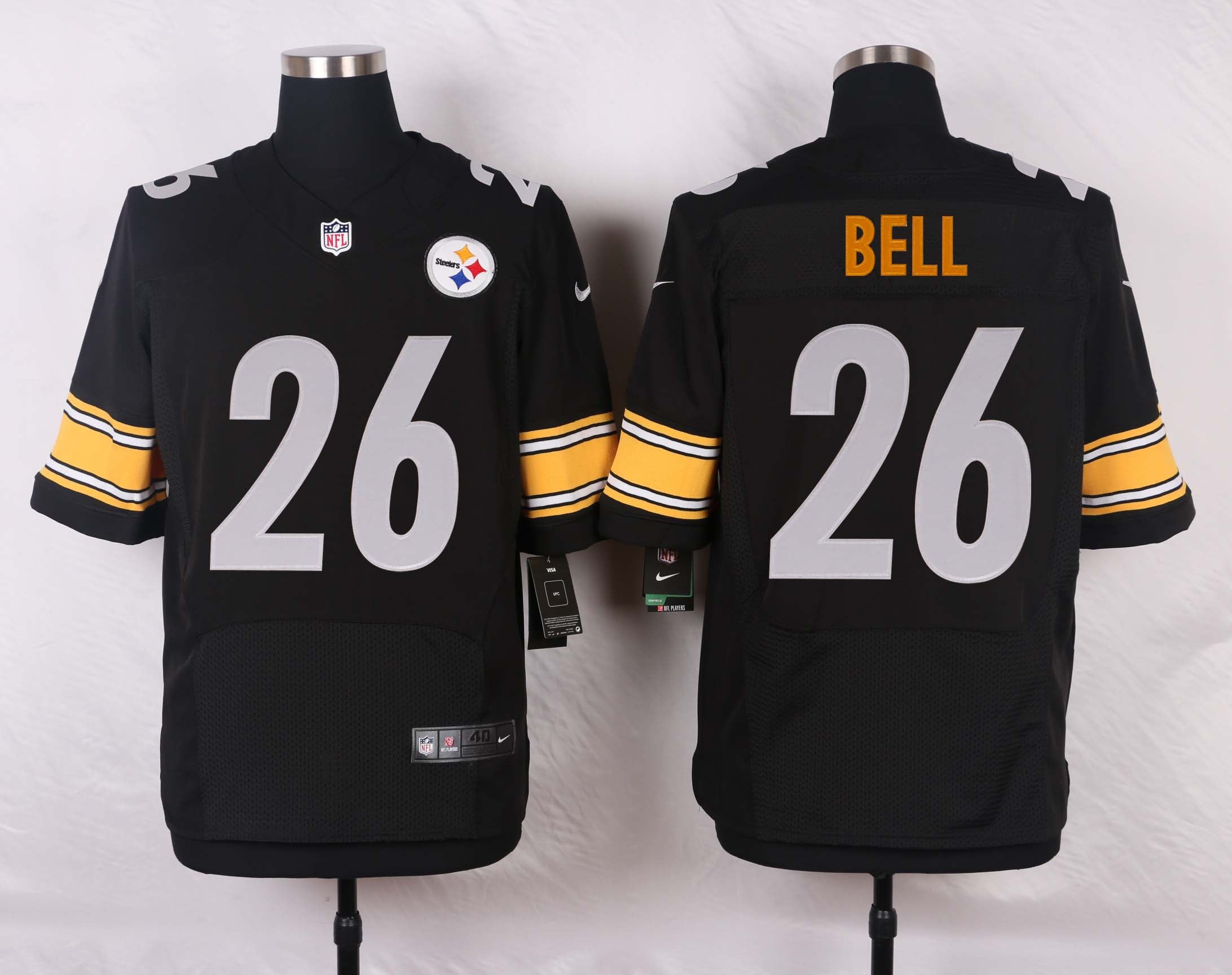Le'Veon Bell Pittsburgh Steelers black Elite jersey