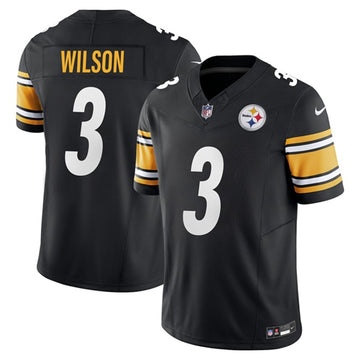 Russell Wilson Pittsburgh Steelers black FUSE jersey