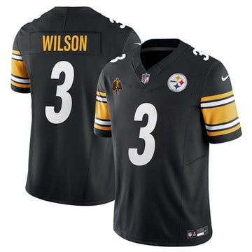 Russell Wilson Pittsburgh Steelers black FUSE jersey
