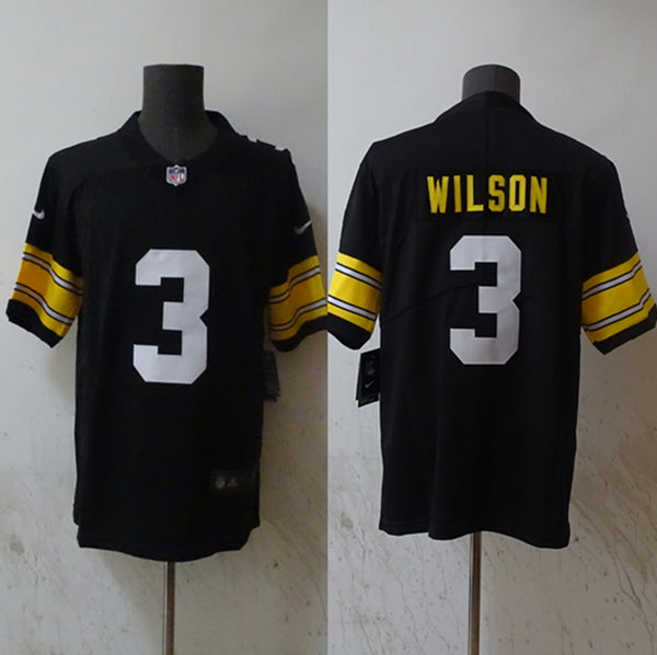 Russell Wilson Pittsburgh Steelers black jersey