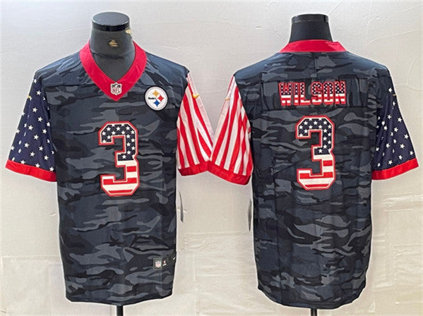Russell Wilson Pittsburgh Steelers camo Camo jersey