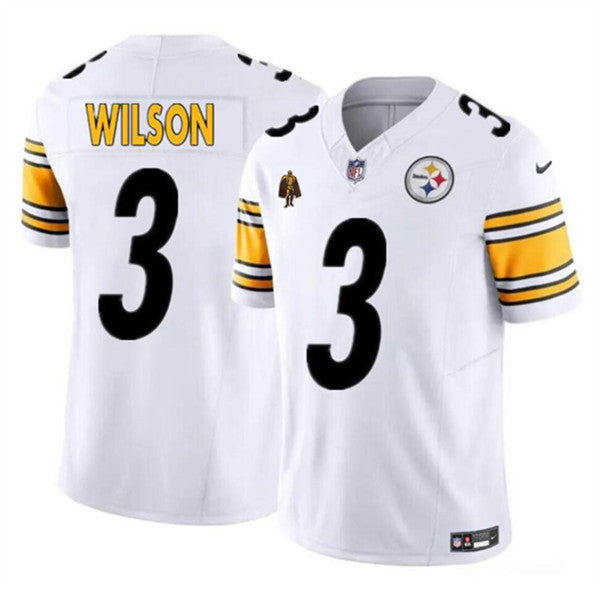 Russell Wilson Pittsburgh Steelers white FUSE jersey