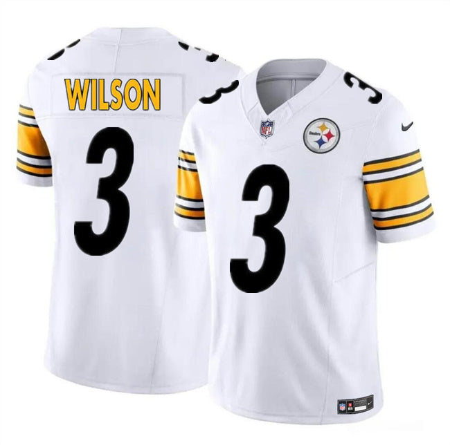 Russell Wilson Pittsburgh Steelers white FUSE jersey