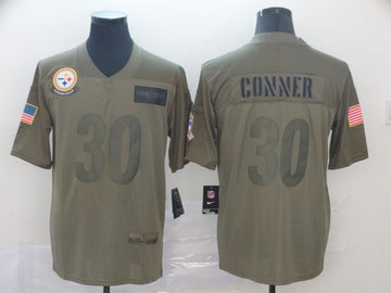 James Conner Pittsburgh Steelers camo Salute To Service jersey